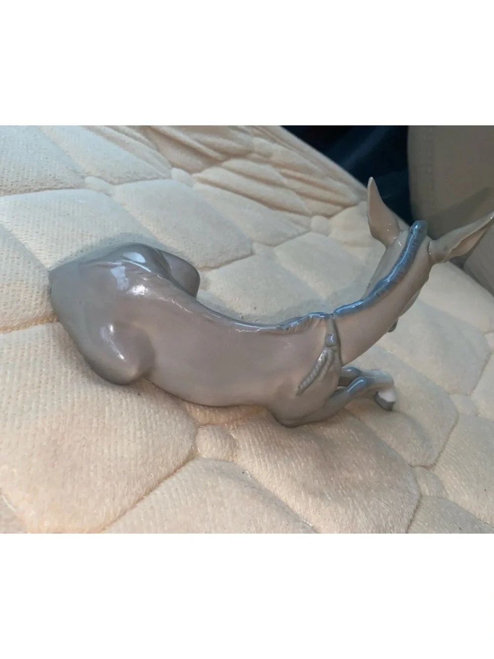 Lladro Nativity Donkey Laying Porcelain Figurine, Glazed Finish VTG F13N